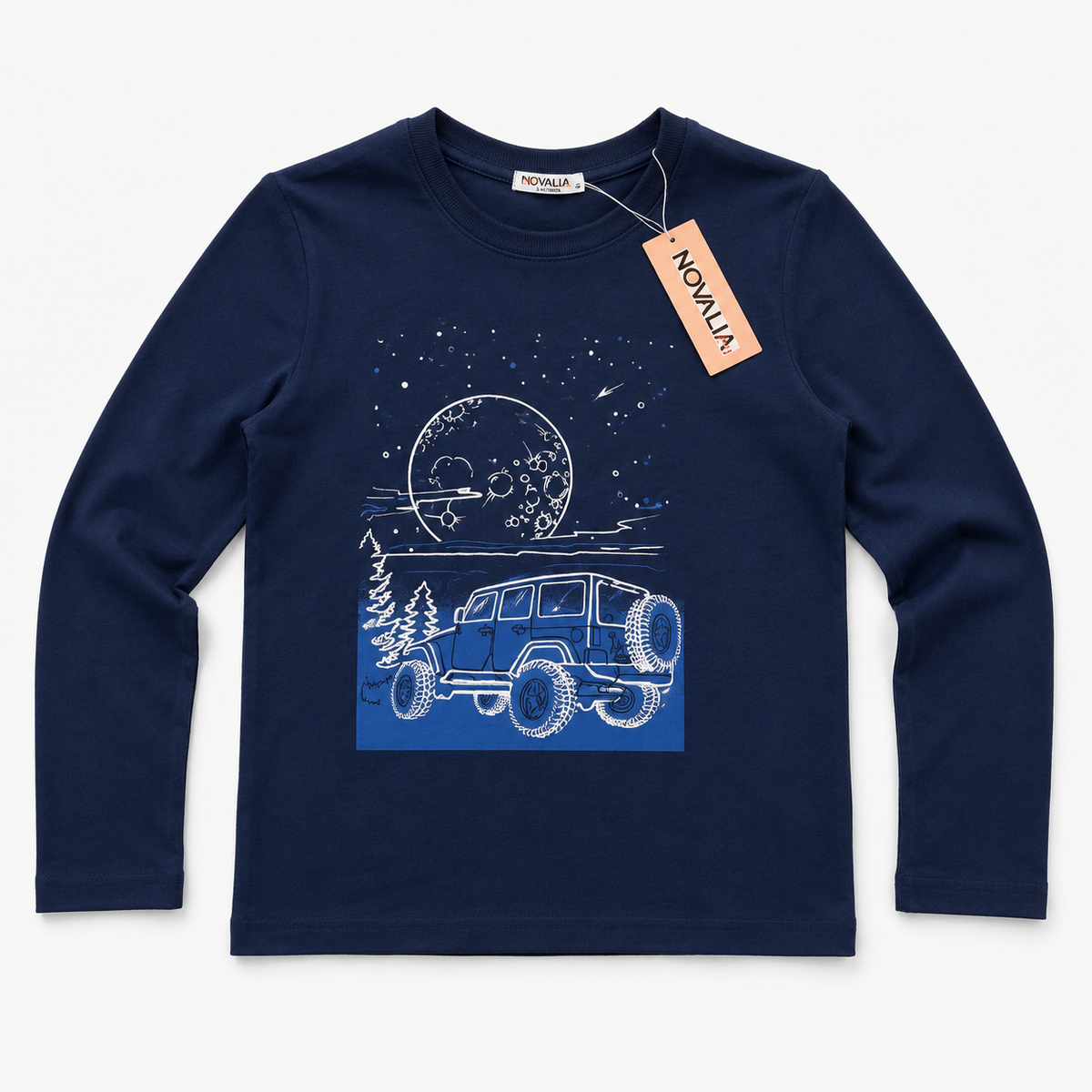 Bluza Baieti Jeep Bleumarin