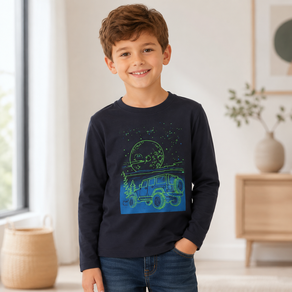 Bluza Baieti Jeep Negru