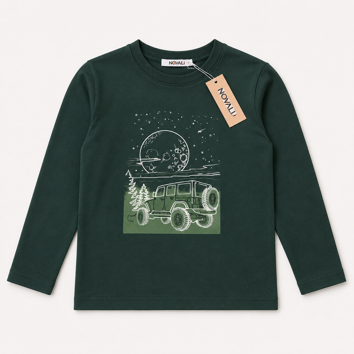 Bluza Baieti Jeep Verde