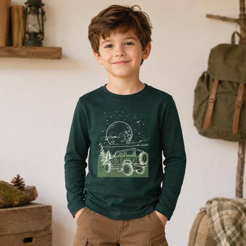 Bluza Baieti Jeep Verde