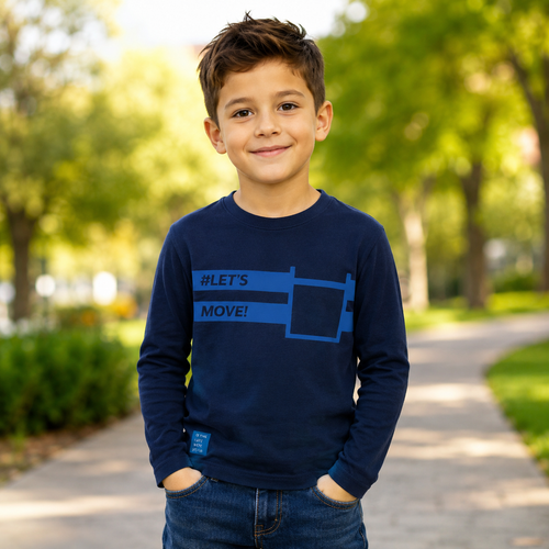 Bluza Baieti LetsMove Bleumarin