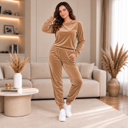 Trening Soft Capucino din Catifea