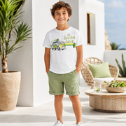 Tricou Days Alb Baieti