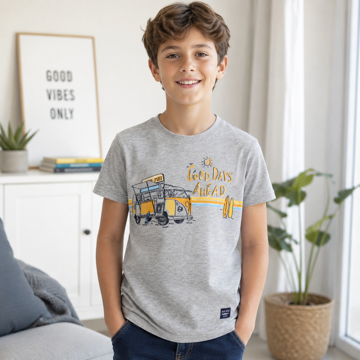 Tricou Days Gri Baieti