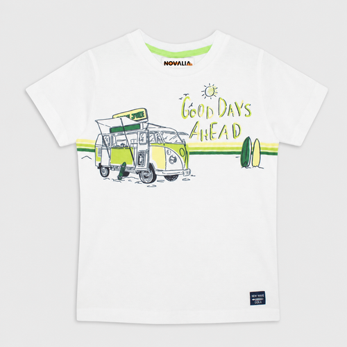 Tricou Days Alb Baieti - imagine 3