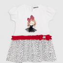 Rochie Cute Alb Fete - imagine 3