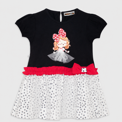 Rochie Cute Negru Fete - imagine 3