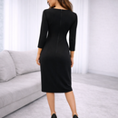 Rochie Essence Negru - imagine 2