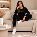 Trening Soft Negru din Catifea