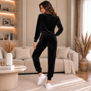 Trening Soft Negru din Catifea
