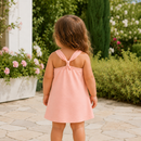 Rochie Fete Sunny Piersica - imagine 2