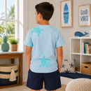 Tricou Turtle Baieti Bleo - imagine 2
