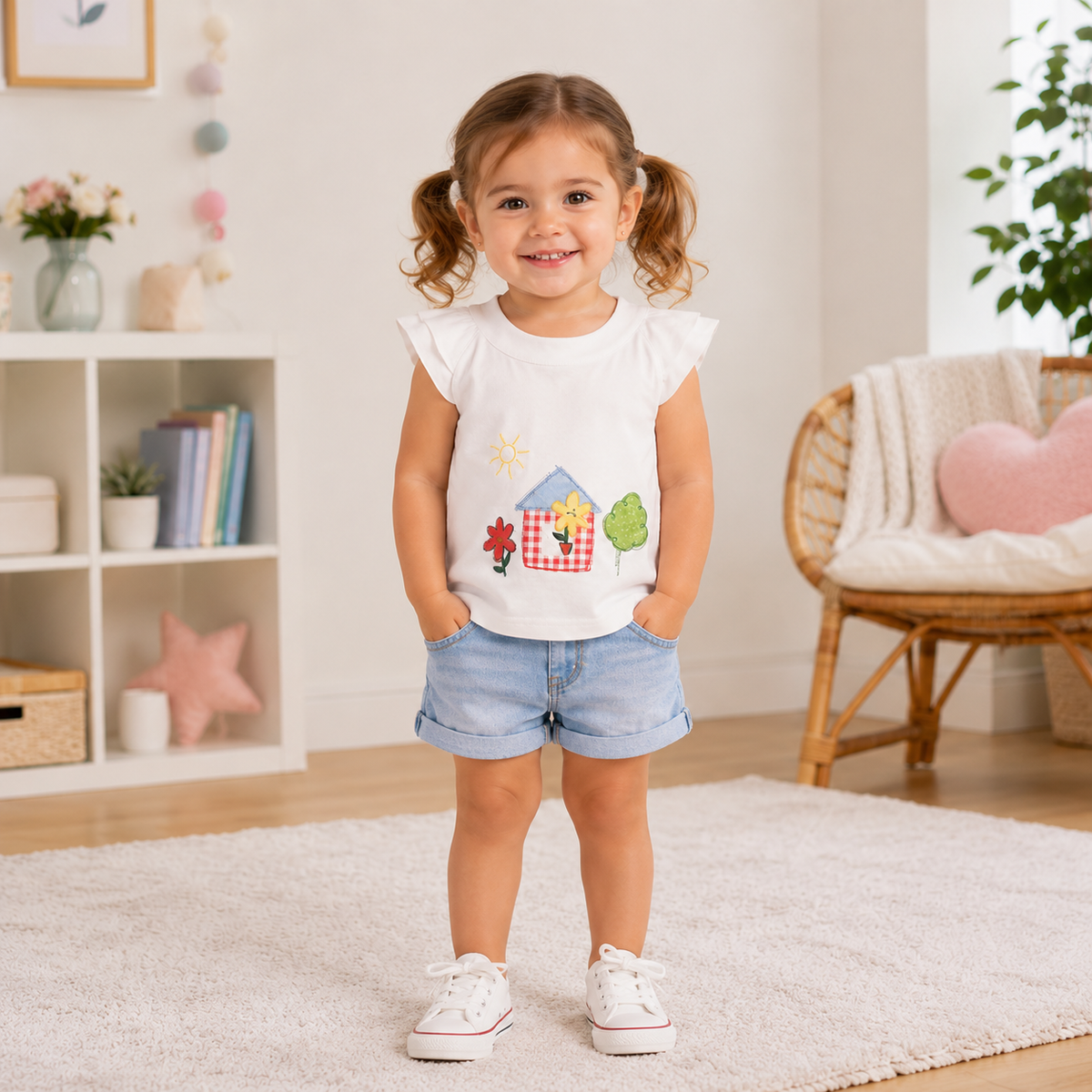 Tricou House Alb Copii