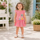 Rochie Fete Flowers Rosu