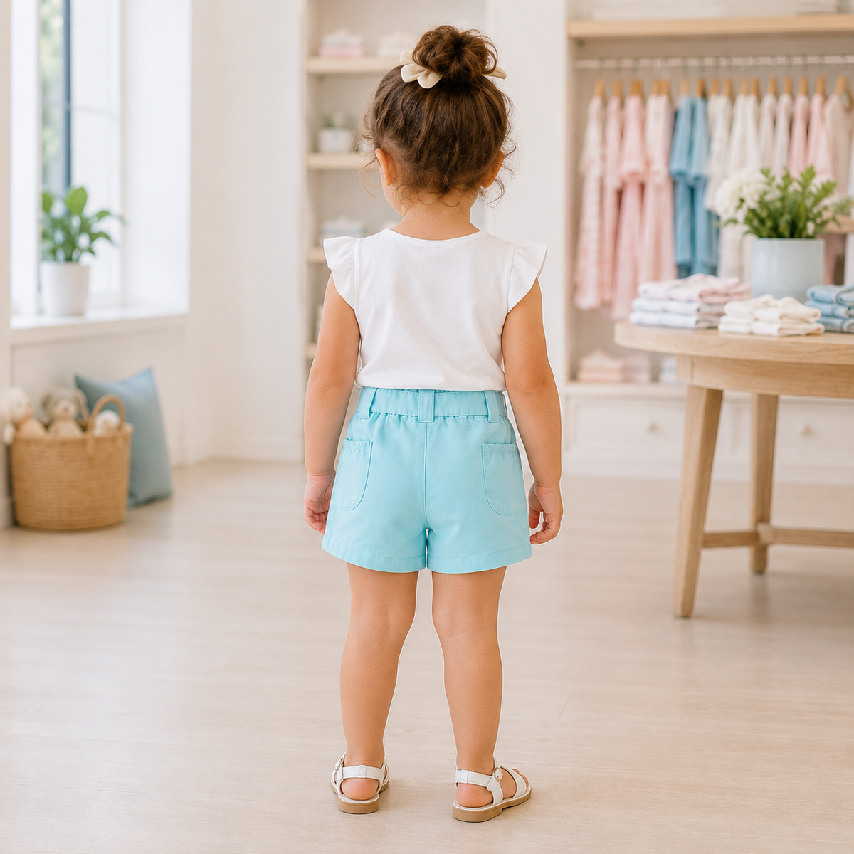 Pantaloni Scurti Fete Bee Bleo