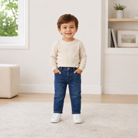 Blugi Baieti Crash Dark Denim