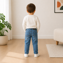 Blugi Baieti Crash Light Denim - imagine 2