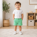 Pantaloni Scurti Baieti Cotton Verde