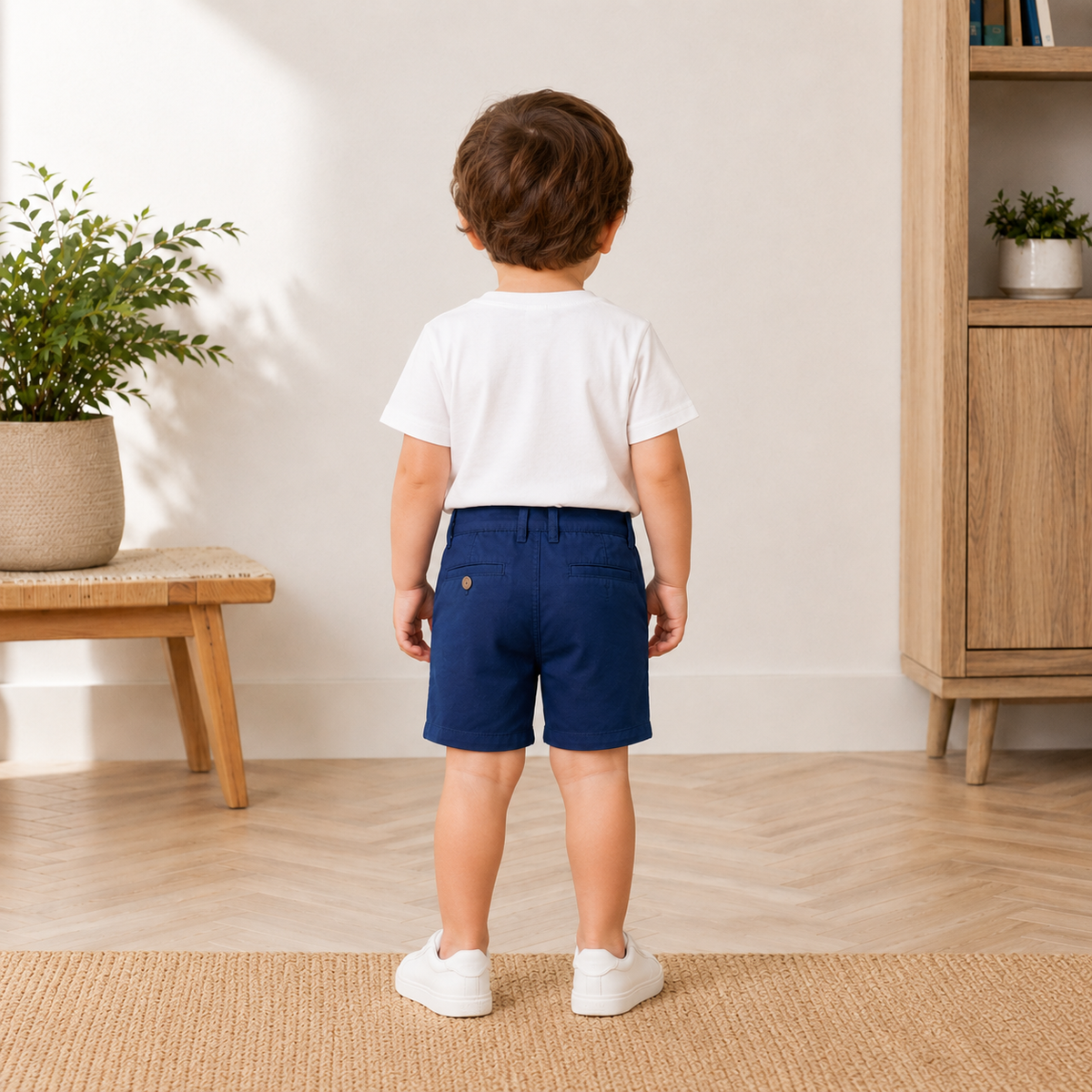 Pantaloni Scurti Baieti Cotton Indigo
