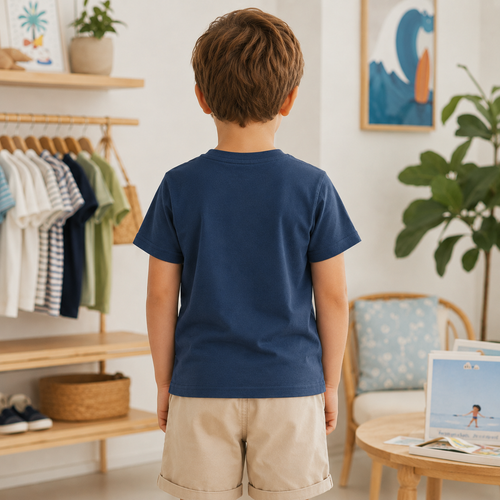 Tricou Baieti Safari Indigo - imagine 2