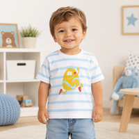 Tricou Baieti Happy Alb