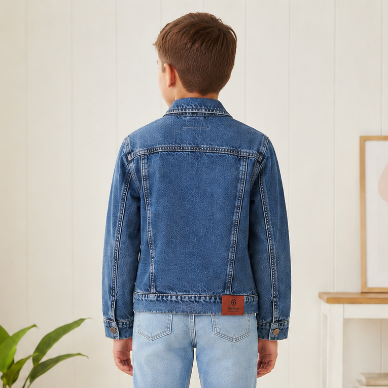 Geaca Blugi Clasic Baieti Dark Denim