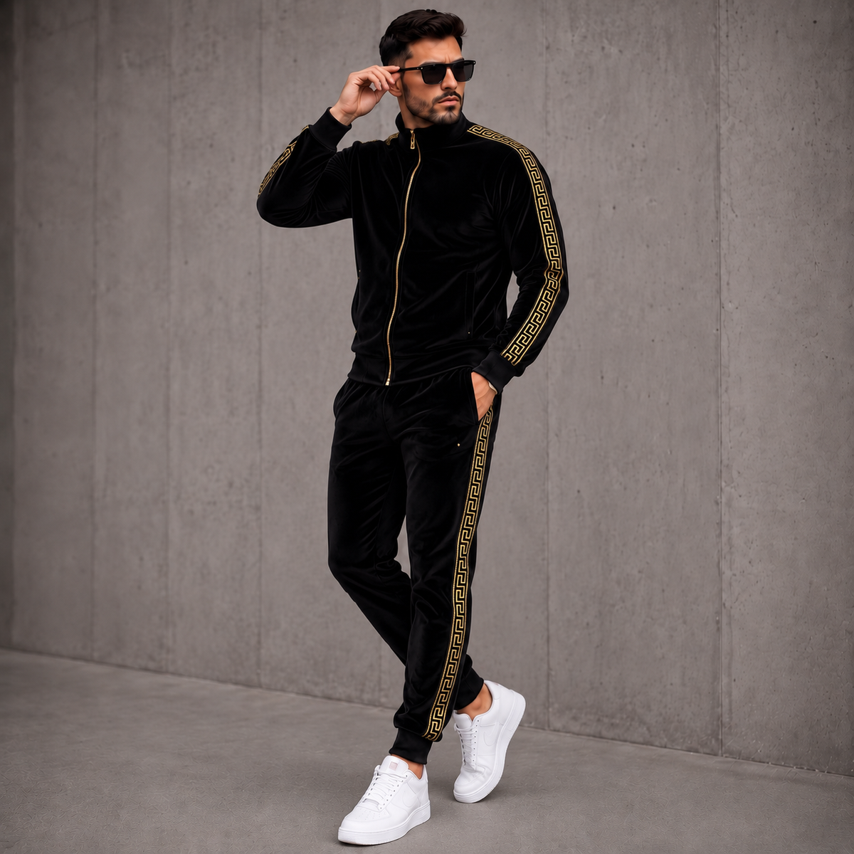 Trening Barbati Yalle Negru din Catifea
