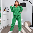 Trening dama Mara verde din catifea SuperSoft