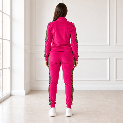 Trening Dama din Catifea Fucsia Yalle