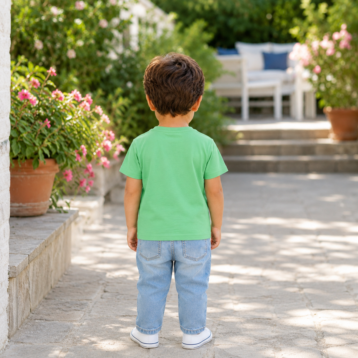 Tricou Baieti Crab Verde