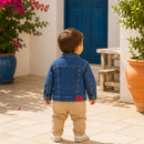 Geaca Blugi Urban Baieti Dark Denim - imagine 2