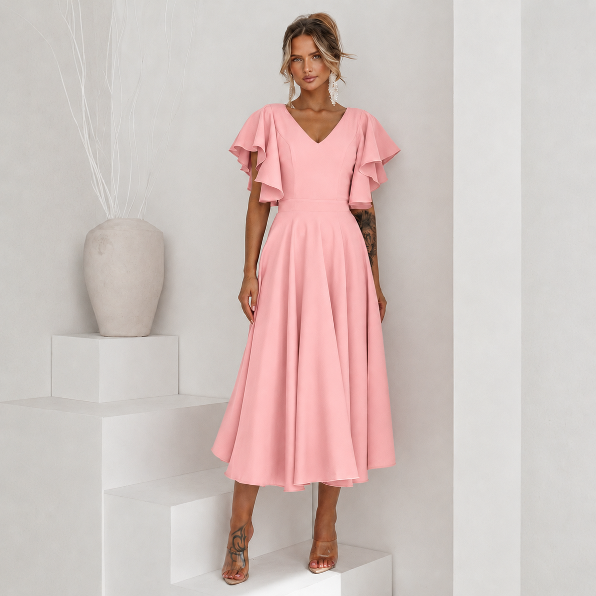 Rochie Eleganta Piersica Bliss
