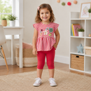 Set Stripe Fete Rosu