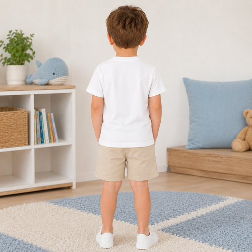 Tricou Baieti Safari Alb - imagine 2