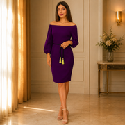 Rochie Midi Mov Autum