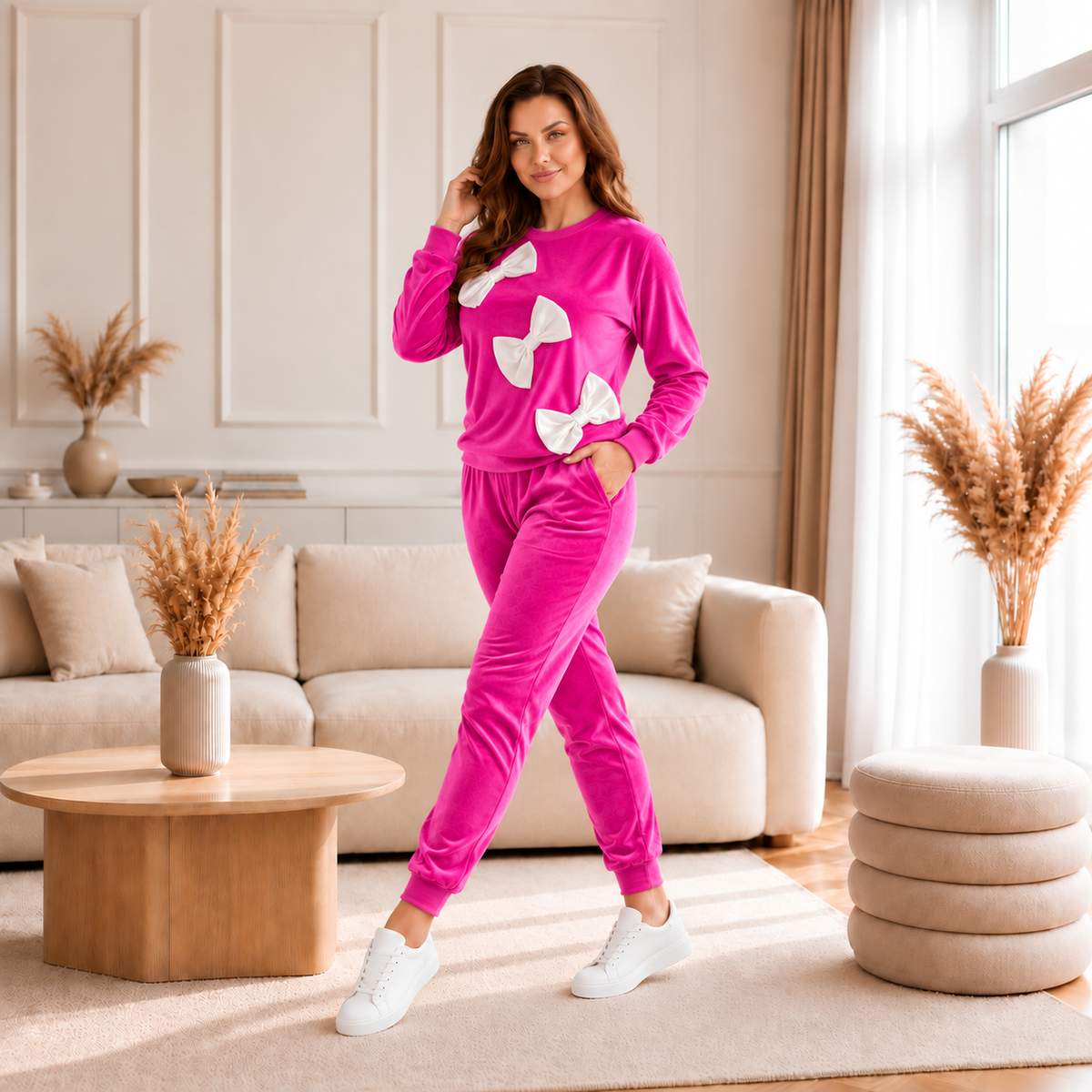 Trening Pink Roz din Catifea SuperSoft