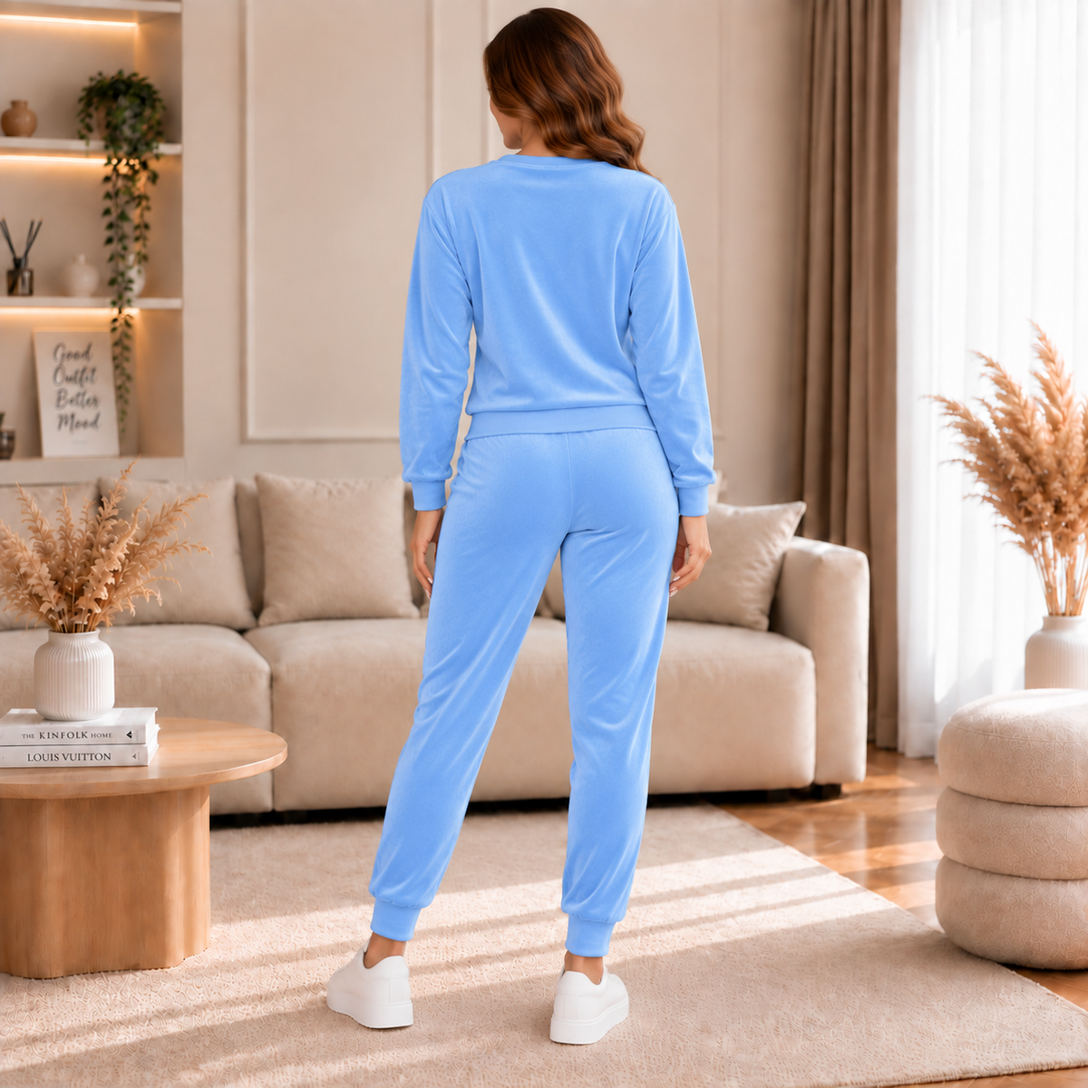 Trening Pink Bleo din Catifea SuperSoft