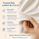 Compleu de Casa Fete Urs Alb-Bej