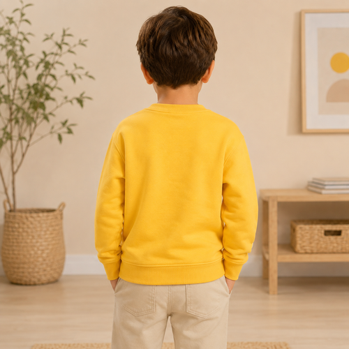Bluza Baieti Urs Galben