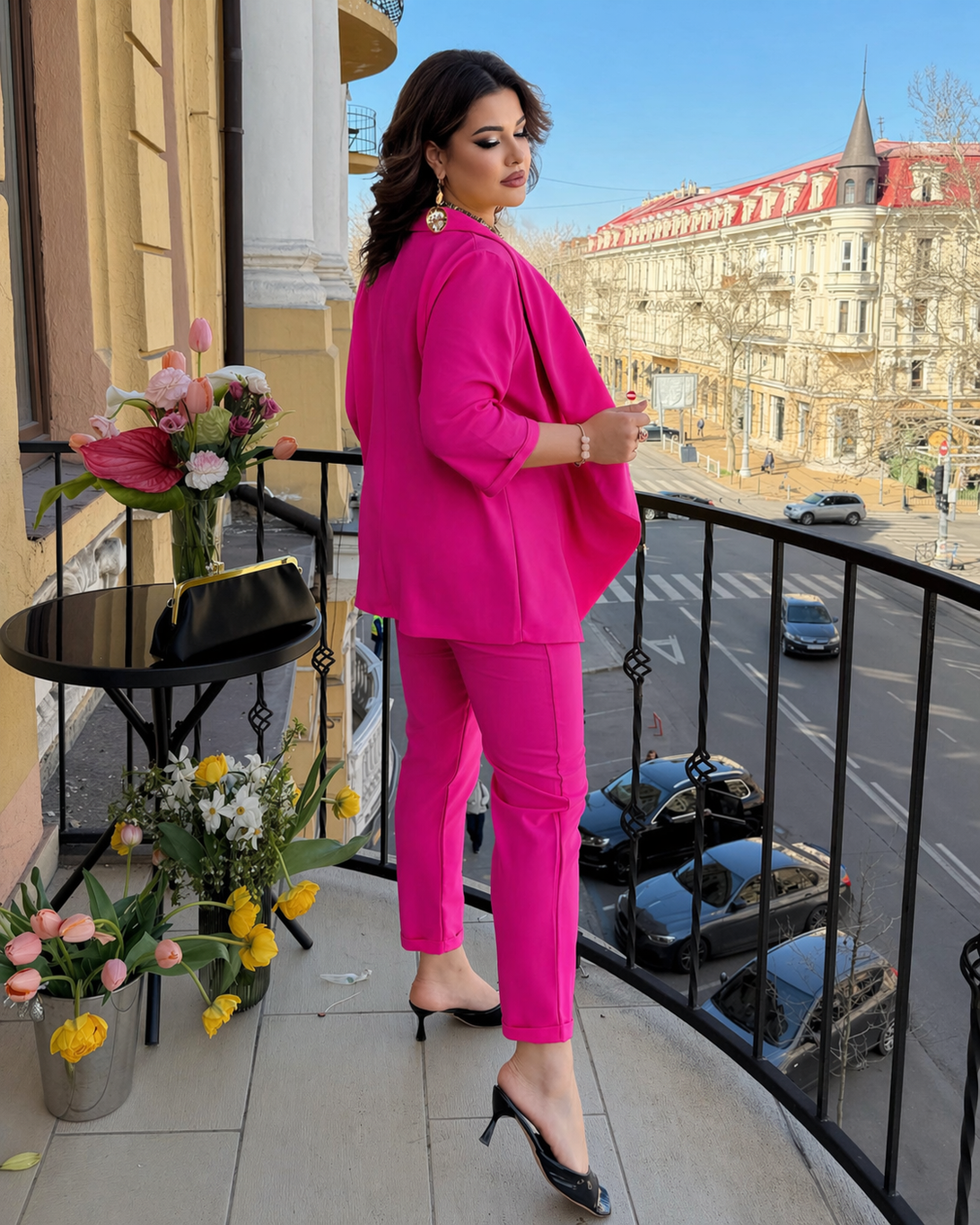 Compleu Fucsia Tina