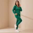 Trening COOL Verde Deschis din catifea - decolteu in V