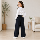 Pantaloni Fete Raiat Negru
