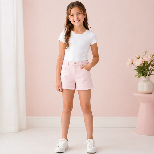 Pantaloni Scurti Fete Roz