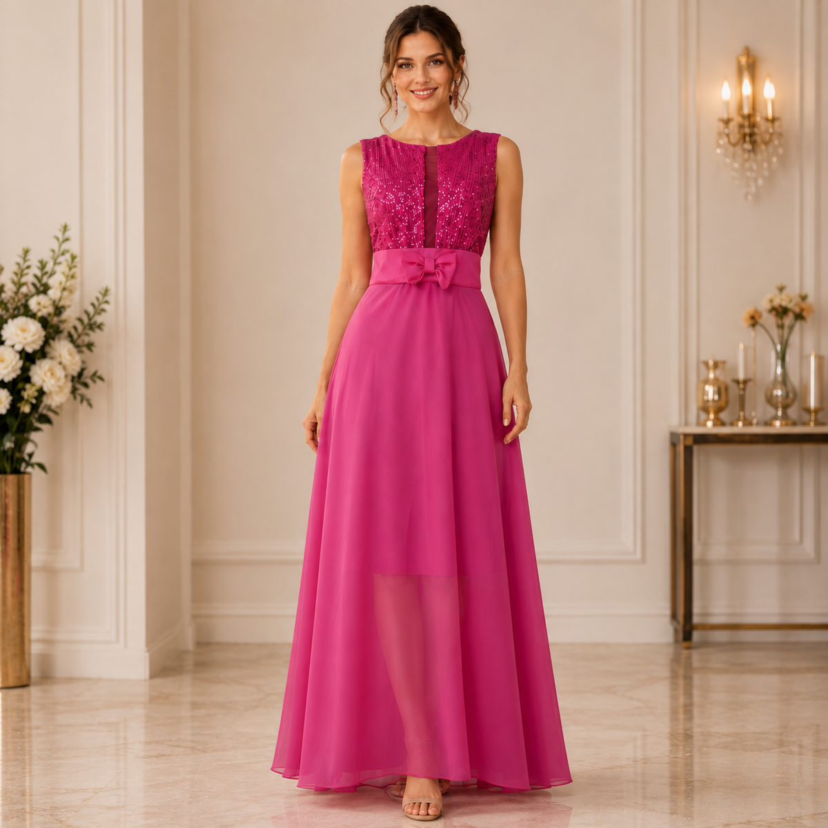 Rochie de Seara Fucsia Aura