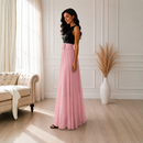 Rochie de Seara din Paiete Roz Pudra Aura - imagine 3