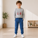 Set Baieti Chitara Gri-Albastru