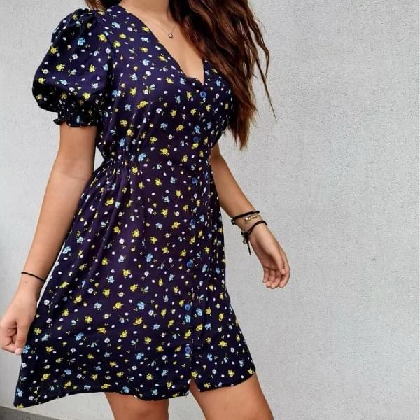 Rochie Sara cu Imprimeu