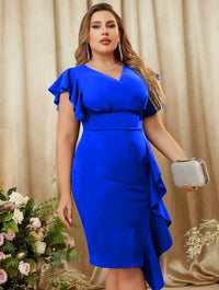 Rochie Eleganta Albastru Eva
