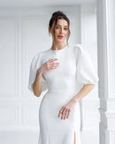 Rochie Alb Lilly