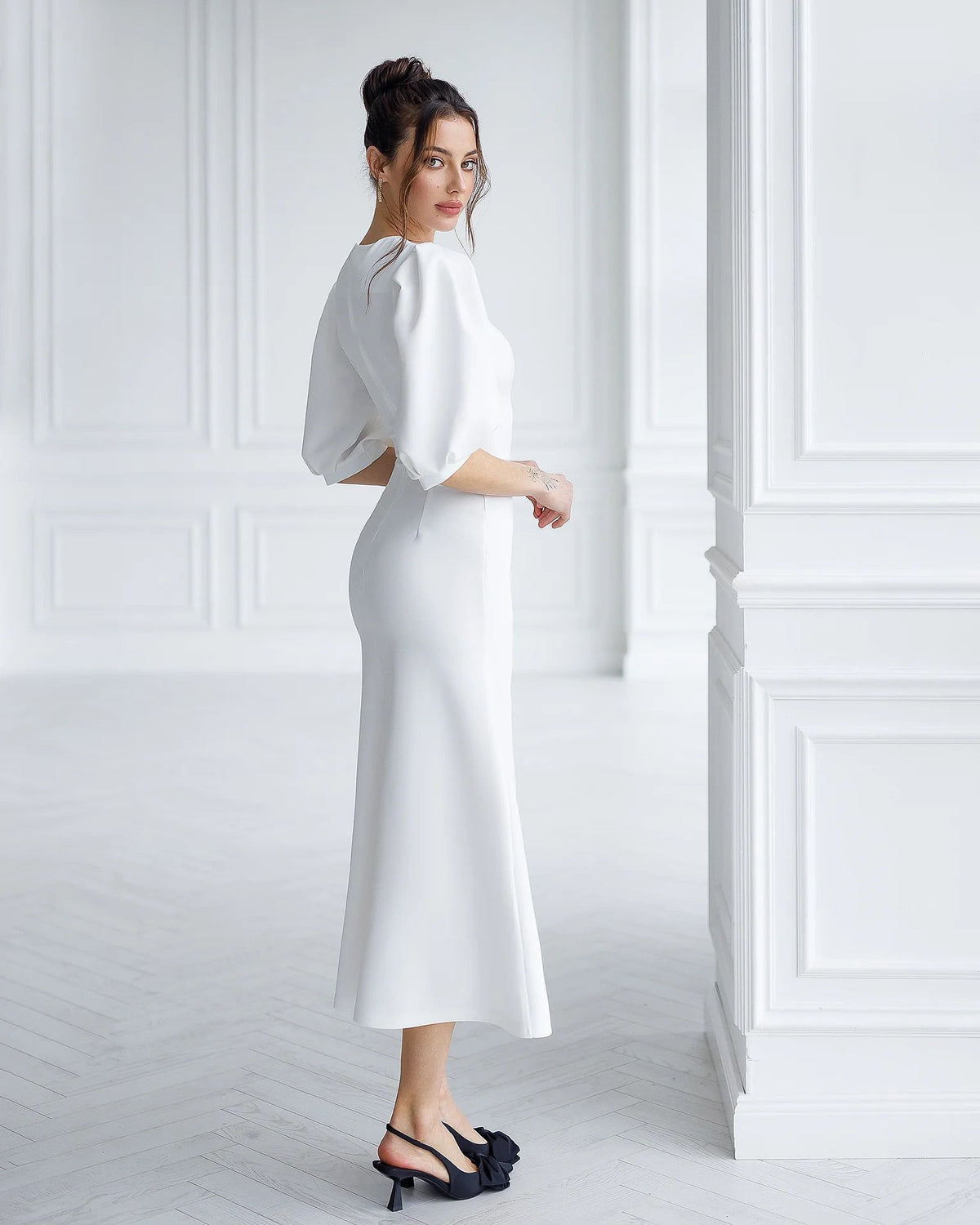 Rochie Alb Lilly
